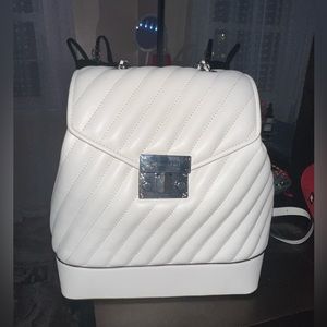 Michael Kors White Backpack